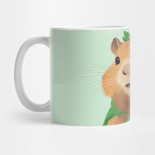 Adventurer Capybara in a Leaf Cloak Mug